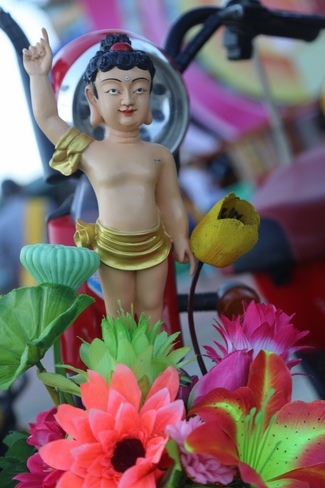The affairs of preparing for the great ceremony of the Buddha's Birthday at Dong Cao pagoda in Thanh Hoa province