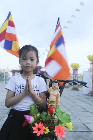 The affairs of preparing for the great ceremony of the Buddha's Birthday at Dong Cao pagoda in Thanh Hoa province