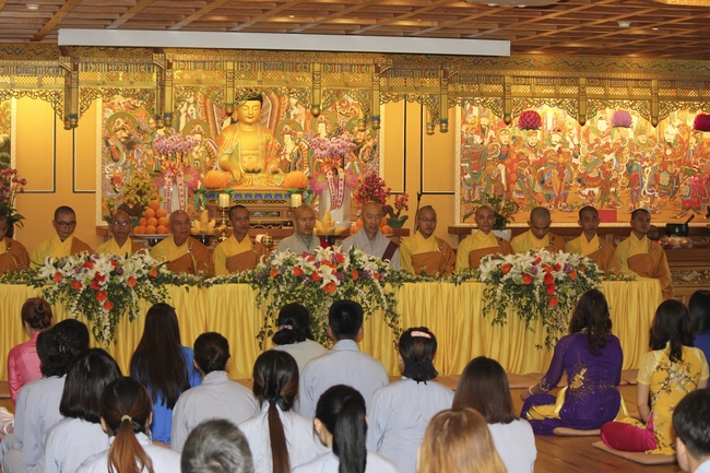 Vesak Ceremony for the Vietnamese at Yonggungsa Temple, Korea