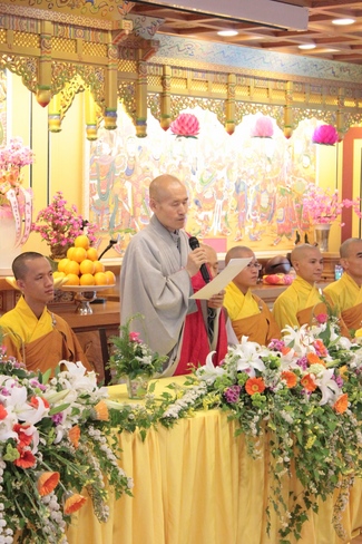 Vesak Ceremony for the Vietnamese at Yonggungsa Temple, Korea