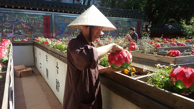 Vesak Ceremony for the Vietnamese at Yonggungsa Temple, Korea