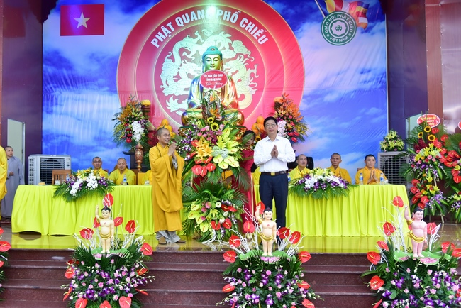 Board of directors of Vietnam’s Buddhist Sangha in Que Vo district held the Buddha's birthday ceremony at Diên Quang pagoda – Bắc Ninh