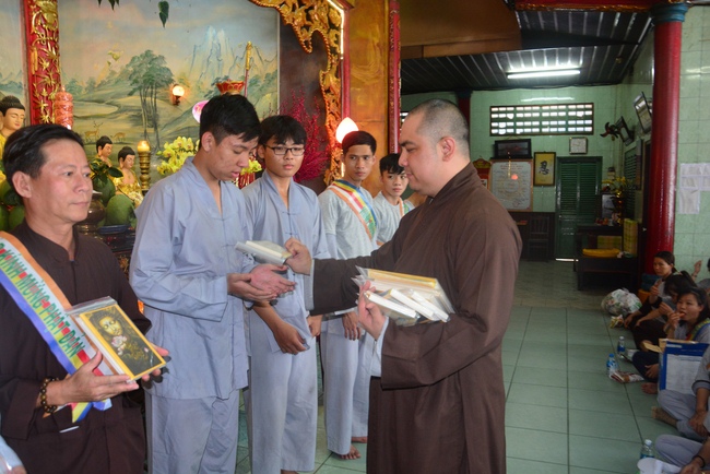 Bicycle procession for Vesak Celebration