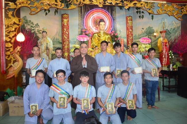 Bicycle procession for Vesak Celebration