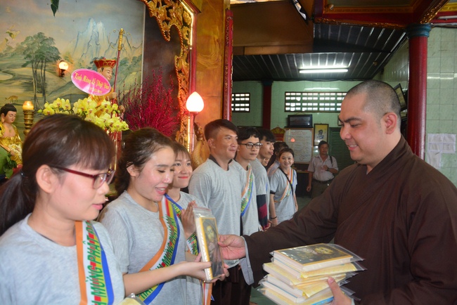 Bicycle procession for Vesak Celebration