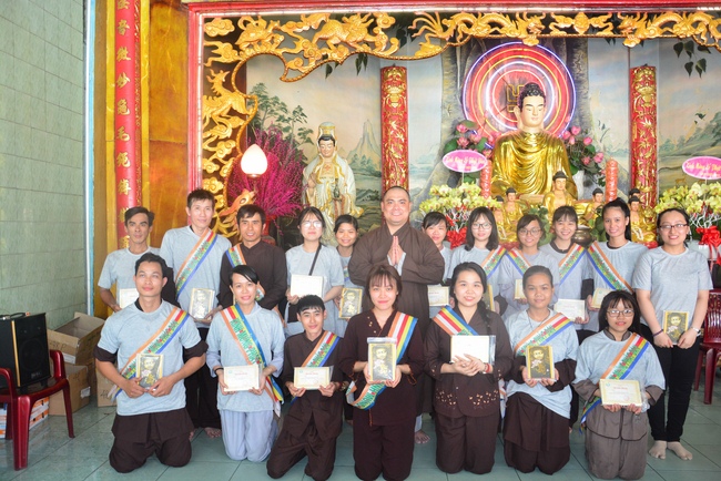 Bicycle procession for Vesak Celebration