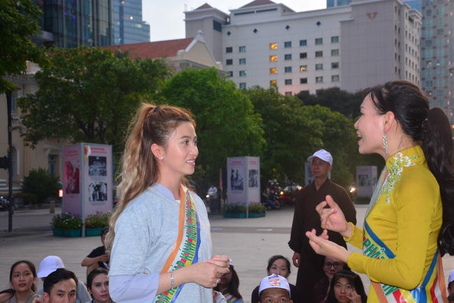 Bicycle procession for Vesak Celebration