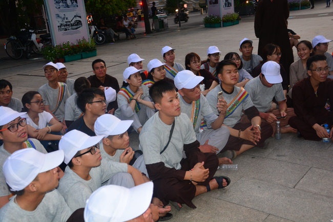 Bicycle procession for Vesak Celebration