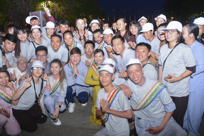 Bicycle procession for Vesak Celebration