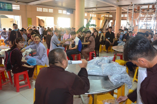 Bicycle procession for Vesak Celebration