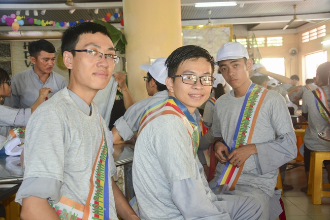 Bicycle procession for Vesak Celebration