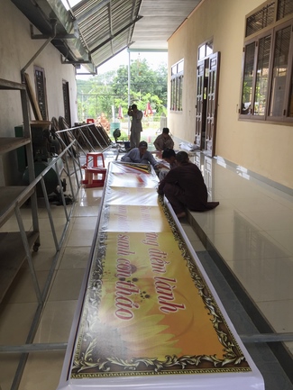 The great ceremony of the Buddha’s birthday at Dang Phap pagoda in Binh Phuoc province