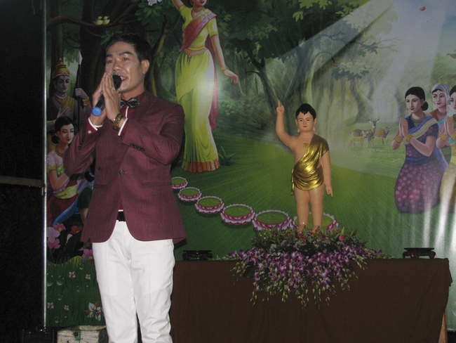 The great ceremony of the Buddha’s birthday at Dang Phap pagoda in Binh Phuoc province