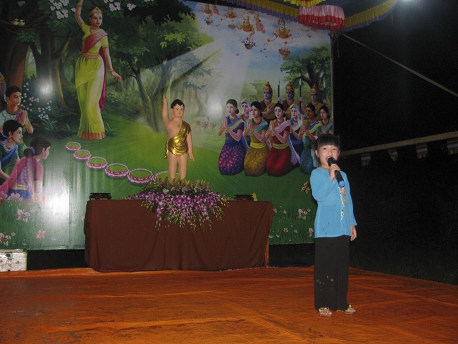 The great ceremony of the Buddha’s birthday at Dang Phap pagoda in Binh Phuoc province