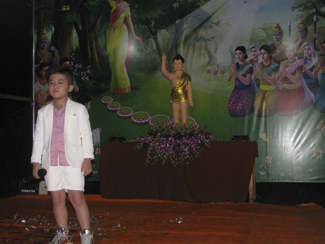 The great ceremony of the Buddha’s birthday at Dang Phap pagoda in Binh Phuoc province