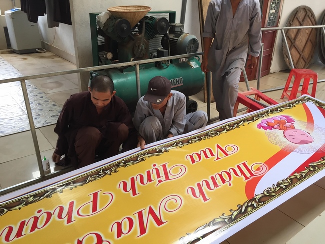 The great ceremony of the Buddha’s birthday at Dang Phap pagoda in Binh Phuoc province