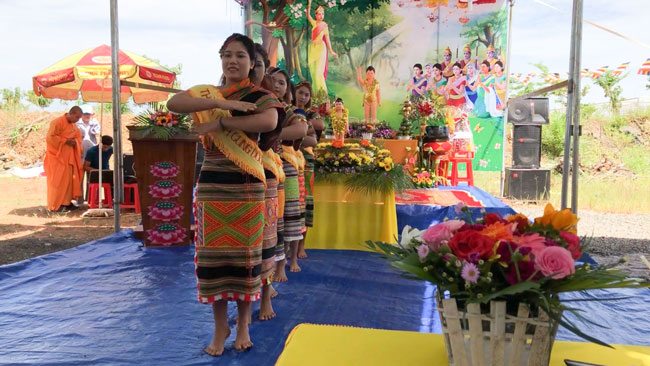The great ceremony of the Buddha’s birthday at Dang Phap pagoda in Binh Phuoc province