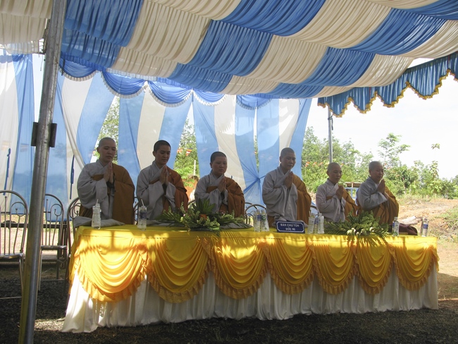 The great ceremony of the Buddha’s birthday at Dang Phap pagoda in Binh Phuoc province