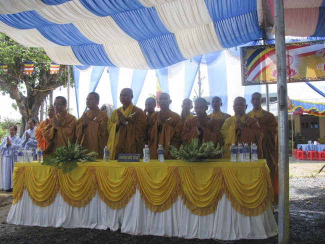 The great ceremony of the Buddha’s birthday at Dang Phap pagoda in Binh Phuoc province
