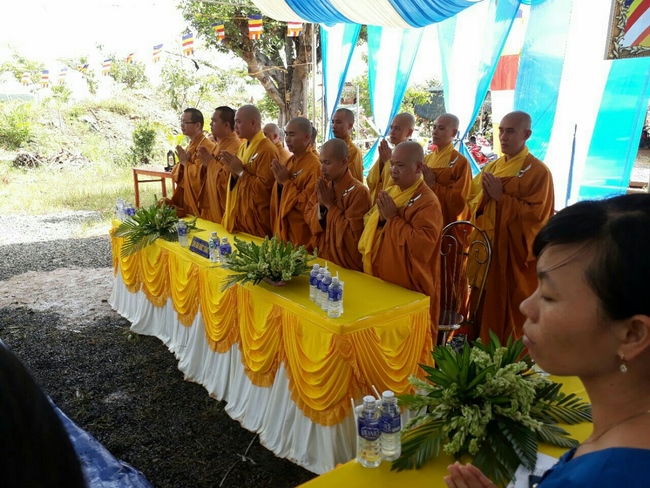 The great ceremony of the Buddha’s birthday at Dang Phap pagoda in Binh Phuoc province