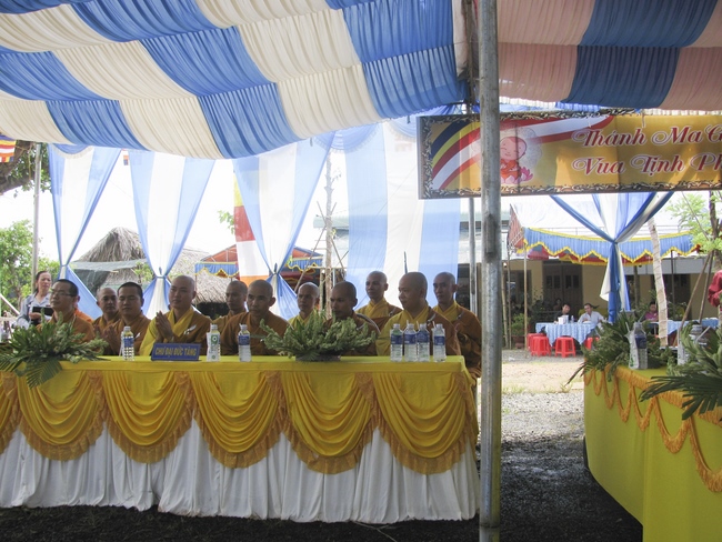 The great ceremony of the Buddha’s birthday at Dang Phap pagoda in Binh Phuoc province