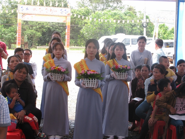 The great ceremony of the Buddha’s birthday at Dang Phap pagoda in Binh Phuoc province