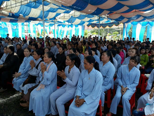 The great ceremony of the Buddha’s birthday at Dang Phap pagoda in Binh Phuoc province