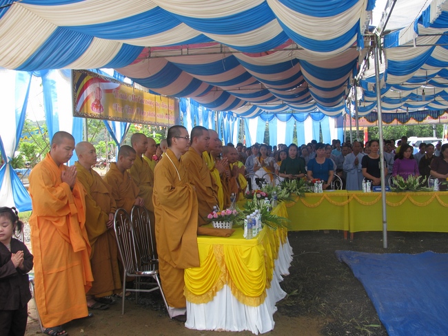 The great ceremony of the Buddha’s birthday at Dang Phap pagoda in Binh Phuoc province