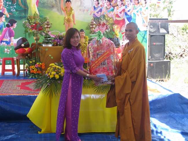 The great ceremony of the Buddha’s birthday at Dang Phap pagoda in Binh Phuoc province