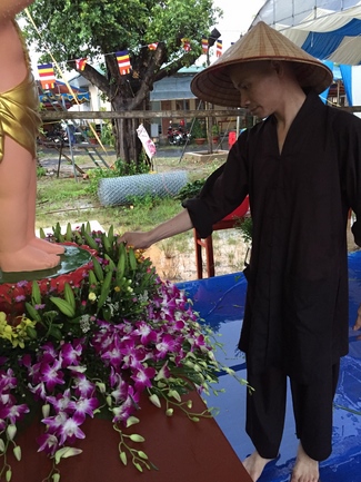 The great ceremony of the Buddha’s birthday at Dang Phap pagoda in Binh Phuoc province