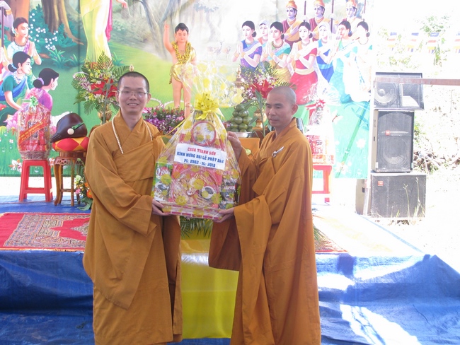 The great ceremony of the Buddha’s birthday at Dang Phap pagoda in Binh Phuoc province