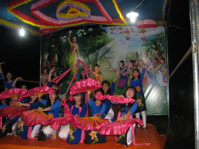 The great ceremony of the Buddha’s birthday at Dang Phap pagoda in Binh Phuoc province