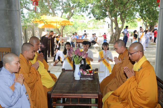 The Buddha’s birthday celebration at Dong Cao pagoda in Thanh Hoa province