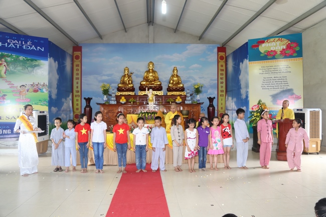 The Buddha’s birthday celebration at Dong Cao pagoda in Thanh Hoa province