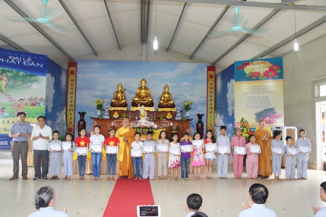 The Buddha’s birthday celebration at Dong Cao pagoda in Thanh Hoa province