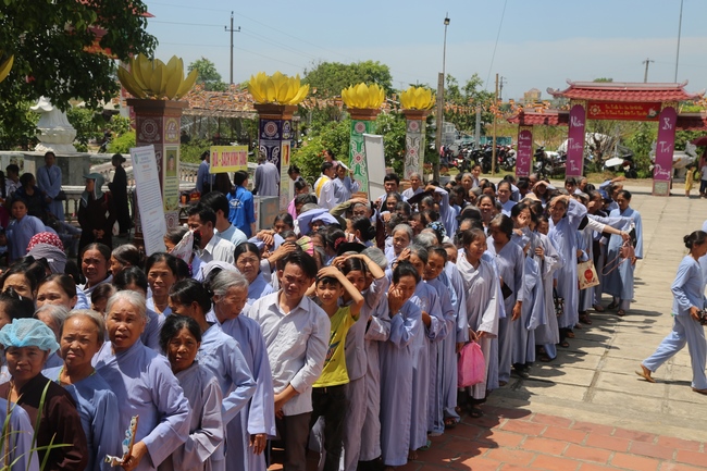 The Buddha’s birthday celebration at Dong Cao pagoda in Thanh Hoa province