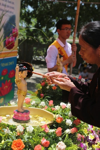 The Buddha’s birthday celebration at Dong Cao pagoda in Thanh Hoa province