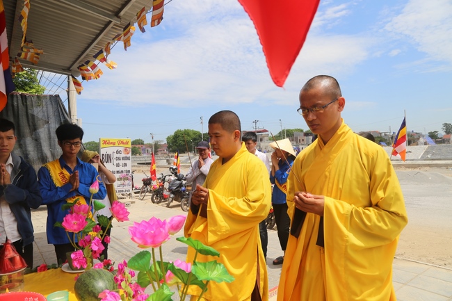 The Buddha’s birthday celebration at Dong Cao pagoda in Thanh Hoa province