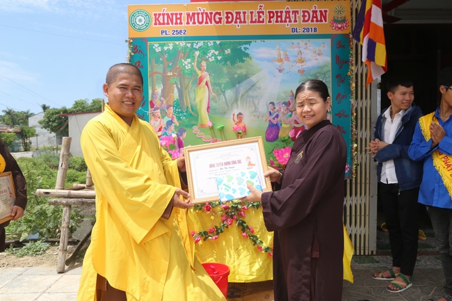 The Buddha’s birthday celebration at Dong Cao pagoda in Thanh Hoa province