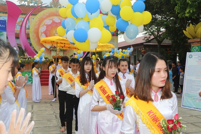 The Buddha’s birthday celebration at Dong Cao pagoda in Thanh Hoa province