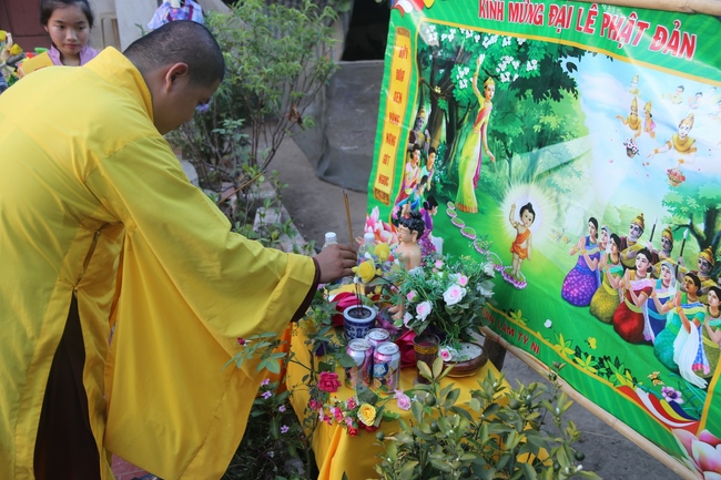 The Buddha’s birthday celebration at Dong Cao pagoda in Thanh Hoa province