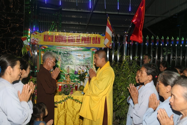 The Buddha’s birthday celebration at Dong Cao pagoda in Thanh Hoa province