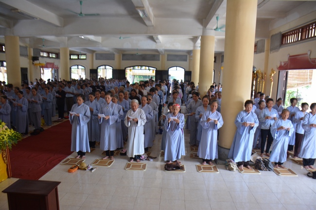 The great ceremony of the Buddha’s birthday at Tay Khanh pagoda in Thai Binh province