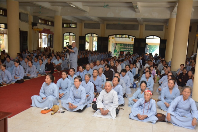 The great ceremony of the Buddha’s birthday at Tay Khanh pagoda in Thai Binh province