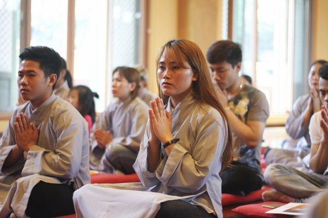 Lễ Tắm Phật tại chùa Cham Jeoun Uri - Hàn Quốc