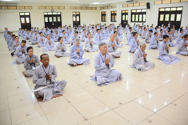 Khai khóa Khóa tu Phật thất lần 88