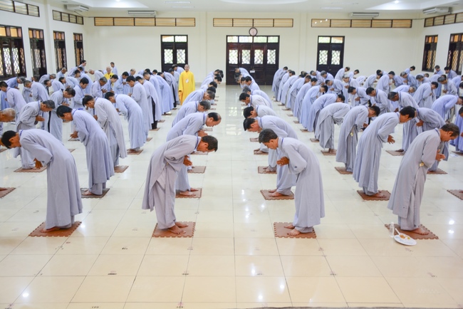 Khai khóa Khóa tu Phật thất lần 88