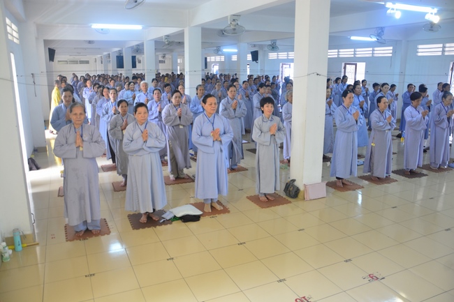 Khai khóa Khóa tu Phật thất lần 88