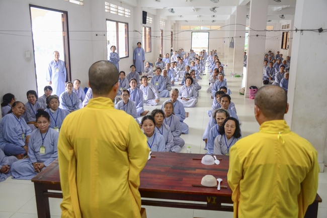 Khai khóa Khóa tu Phật thất lần 88