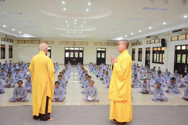 Khai khóa Khóa tu Phật thất lần 88